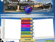 Tablet Screenshot of manorinfants.com